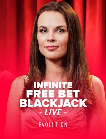 Infinite Free Bet Blackjack by Evolution at Fortunica Casino